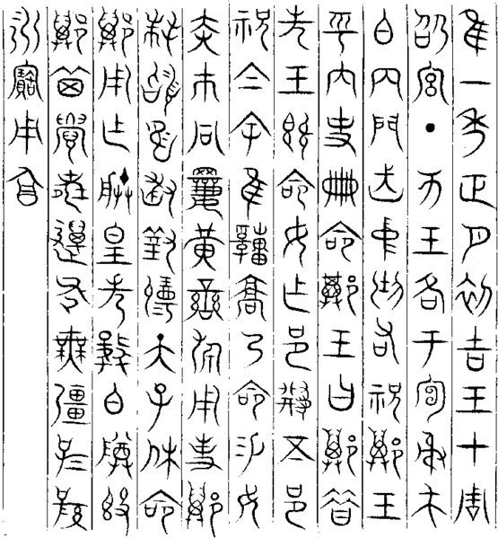 毛伯敦铭